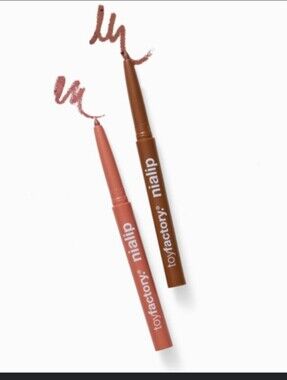 ToyFactory Nialip Niacinamide Infused Lip Liner Duo In Nude Protocol & Deep Seek